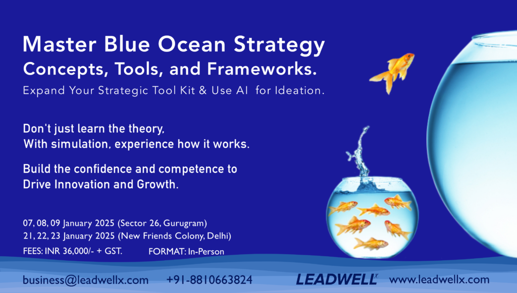 Master Blue Ocean Concepts, Tools, and Frameworks. Don’t just learn the theory. With simulation, experience how it works. Build the confidence and competence to drive innovation and growth in your organization.